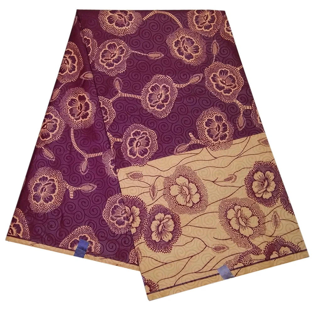 Анкара Африканский Воск принты ткань полиэфирная ткань для печати 6 ярдов голландский батик в африканском стиле воск - Цвет: as picture