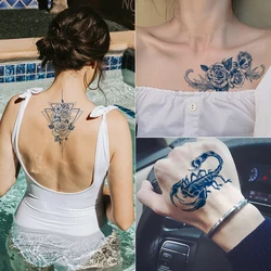 Waterproof Lasting 15 Days Arm Tattoo Stickers Flash Fake Body Tattoos for Women/Man