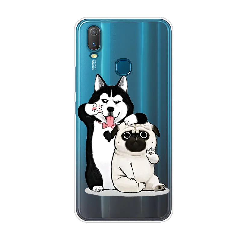 as photo 31 6,3" для Vivo Y11 чехол популярная Краска Мягкая Задняя накладка чехла из ТПУ для Vivo Y11 чехол крутой животный цветочный принт Funda Coque - Цвет: as photo 31