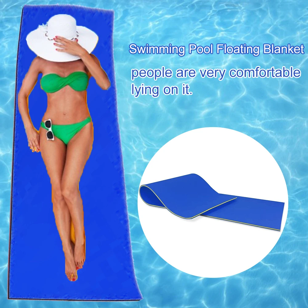 Swimming Pool Float Water Blanket Floating Bed Anti-tear XPE Foam Pad Durable For Sleeping Cushion | Спорт и развлечения