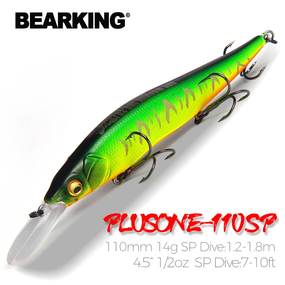 Профессиональный воблер Bearking 110 мм 14 г 1 8 м|crank bait|fishing lurequality lure |