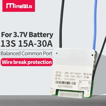 

13S 48V BMS PCM li-ion E-Bike 18650 common port with balanced battery protection board electronic NTC temperature protection BMS