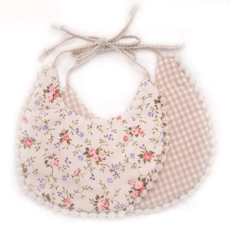A9 Двухслойные брюки для младенцев, для маленьких девочек слюнявчик для мальчика Детские гетры для младенцев ужин кормления кисточкой из хлопка и льна Слюнявчики для вытирания слюней младенцев мягкие 38 типов - Цвет: A9