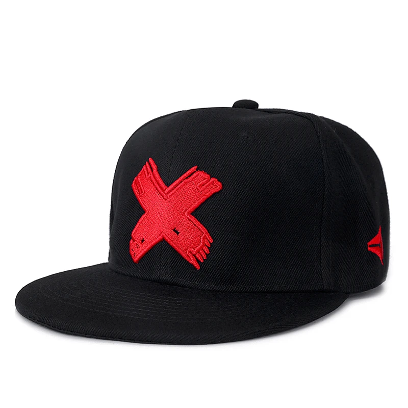Dropshipping Brand Letter X Snapback Cap Cotton Baseball Cap For Men Women Adjustable Hip Hop Dad Hat Bone Garros