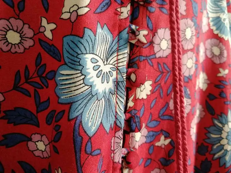 GypsyLady, макси юбка в народном городке, с цветочным рисунком, эластичная талия, с кисточками, женские юбки, вискоза, новинка, летние юбки, шикарная юбка в стиле бохо