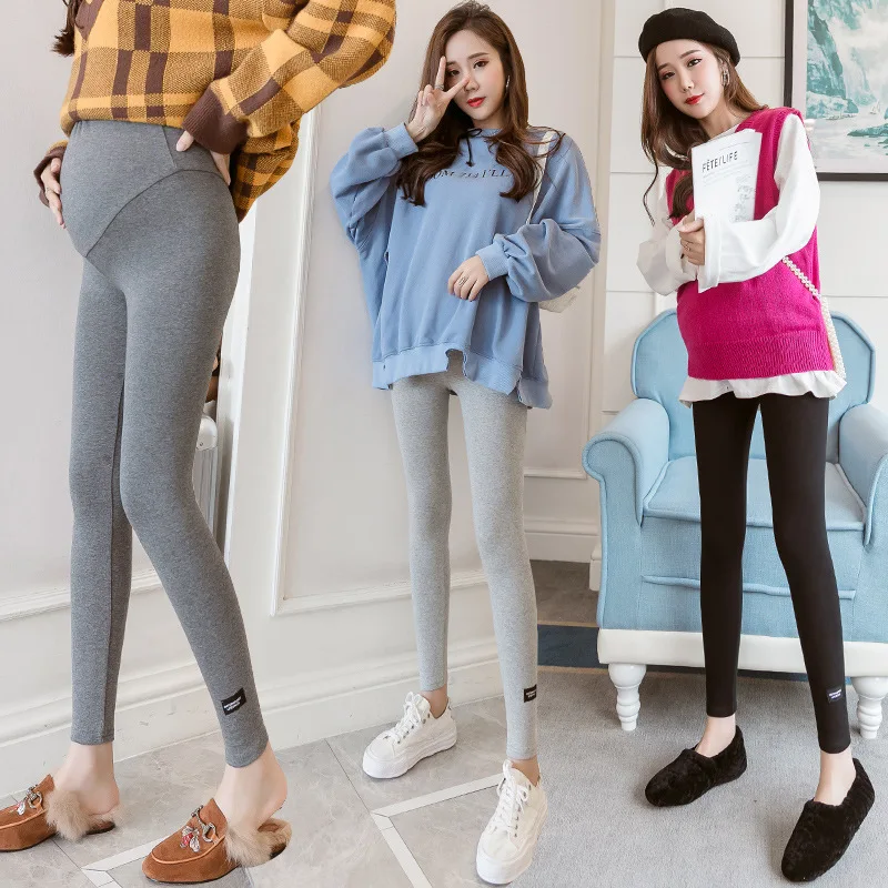 

2019 Autumn New Style Leggings for Pregnant Woman Trousers Outer Wear Spring And Autumn Maternity Clothes Leggings
