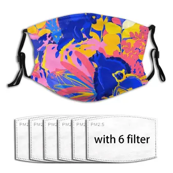 

Abstract Pattern Of The Wild Lemurs Sitting Air Pollution Face Mask Carbon Filter Nose Mouth Mask Daily Mask Respirator Cover