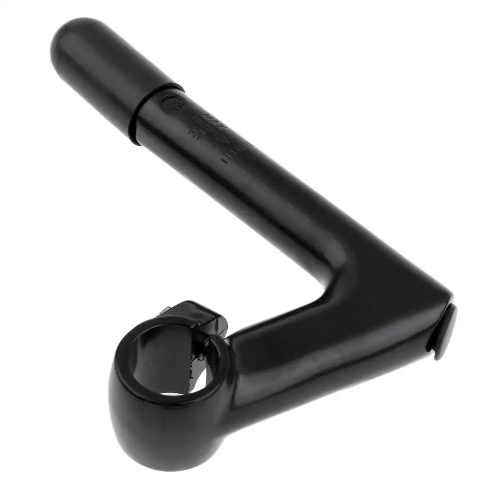 Aluminum Alloy Bike Quill Stem For Fixed Gear Mountain Bike Accessory Black