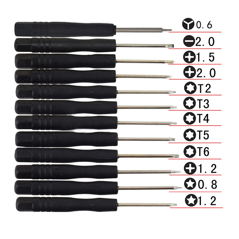

12pcs/set Mini Multi-Function Magnetic Precision Screwdriver Set for Apple iPhone 7 ect Smartphone Tablet Repairing Tools Set