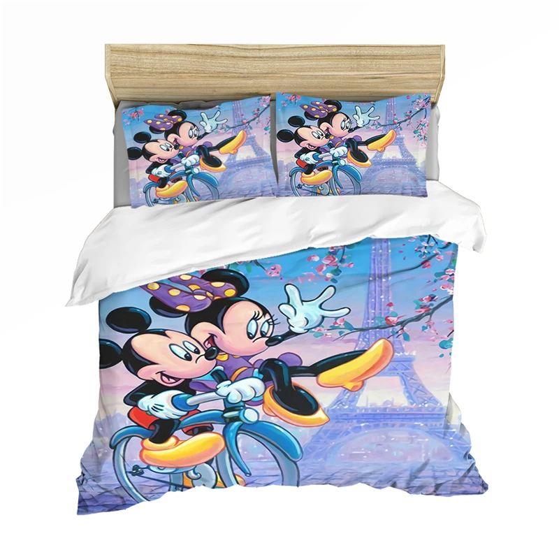 48 Mickey Mouse Bedding Set Queen King Size Bedding Set Children Boy Girl Kds Duvet Cover Pillow Cases Comforter Bedding Sets - Цвет: 48