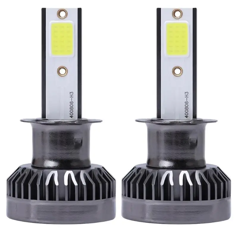 2 шт. фара 9005/9006/H1/H3/H4/H7/H11 Светодиодный автомобильный фонарь Quakeproof защита от низкого напряжения 72 Вт 12000LM 8000K DOB авто лампы - Испускаемый цвет: H3 B