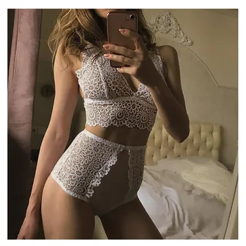 

Romantic Lace Adult Women Sexy Bra Panties Kit Sleepwear Babydoll Erotic Cosplay Lingerie Porno Sexy Suit