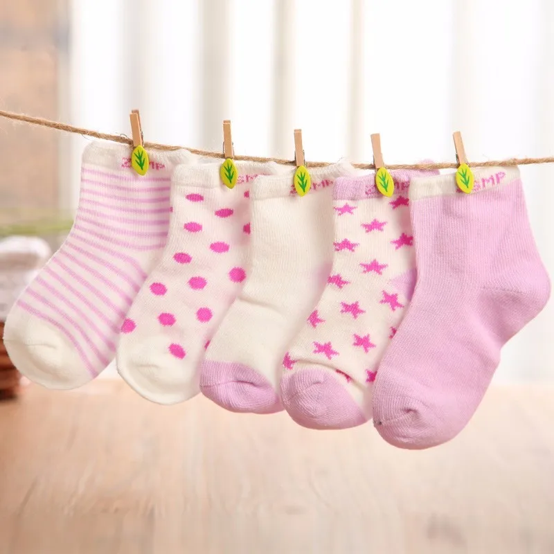5 пар/лот, летние тонкие сетчатые носки для маленьких девочек, хлопковые носки для новорожденных мальчиков, одежда для малышей, аксессуары, детские носки - Цвет: 5 Pair Purple