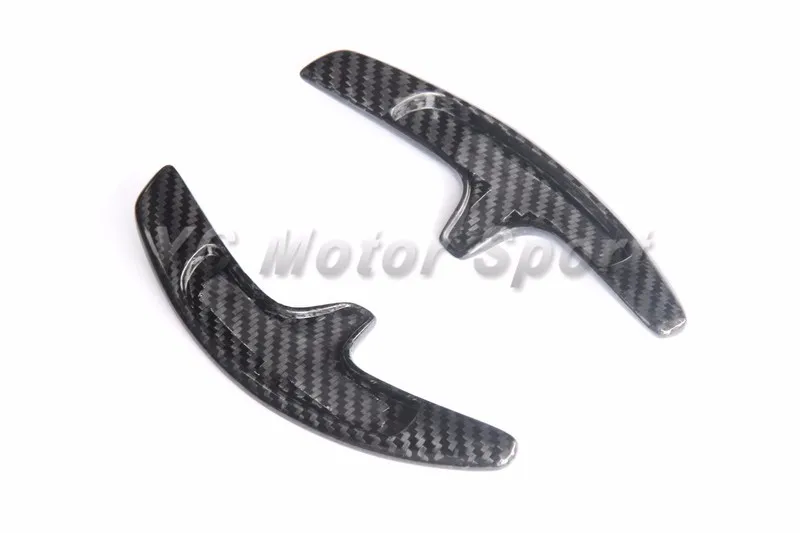 Porsche 911 997 991.1 918 970 971 Panamera 958 Cayenne Sport Model GT3RS Extended PKD Shift Paddle DCF Twill Weave Glossy Finish  (2)