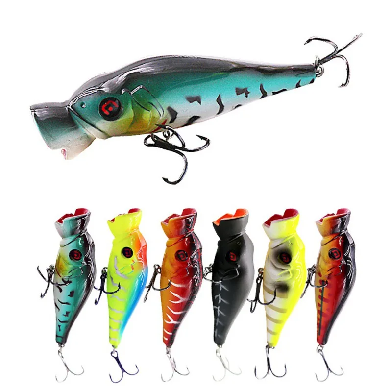 

Big Popper Fishing Lures Topwater Floating Wobbler 12.5cm 41g Artificial Hard Bait Lure Iscas Peche Leurre Sea Tackle Tool