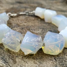 Опаловые бусины из камня браслет M0099