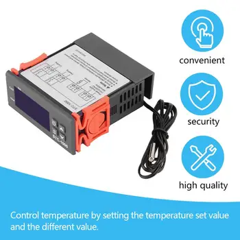 

Digital Temperature Controller Thermostat Thermoregulator for incubator Relay LED 10A Heating Cooling STC-1000 12V 24V 220V