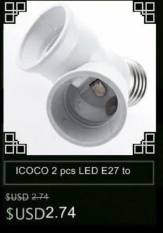 ICOCO 1 шт. E14 к E27 Расширенная База Светодиодный CFL светильник Лампа адаптер конвертер винтовой разъем прекрасный подарок предложение распродажа