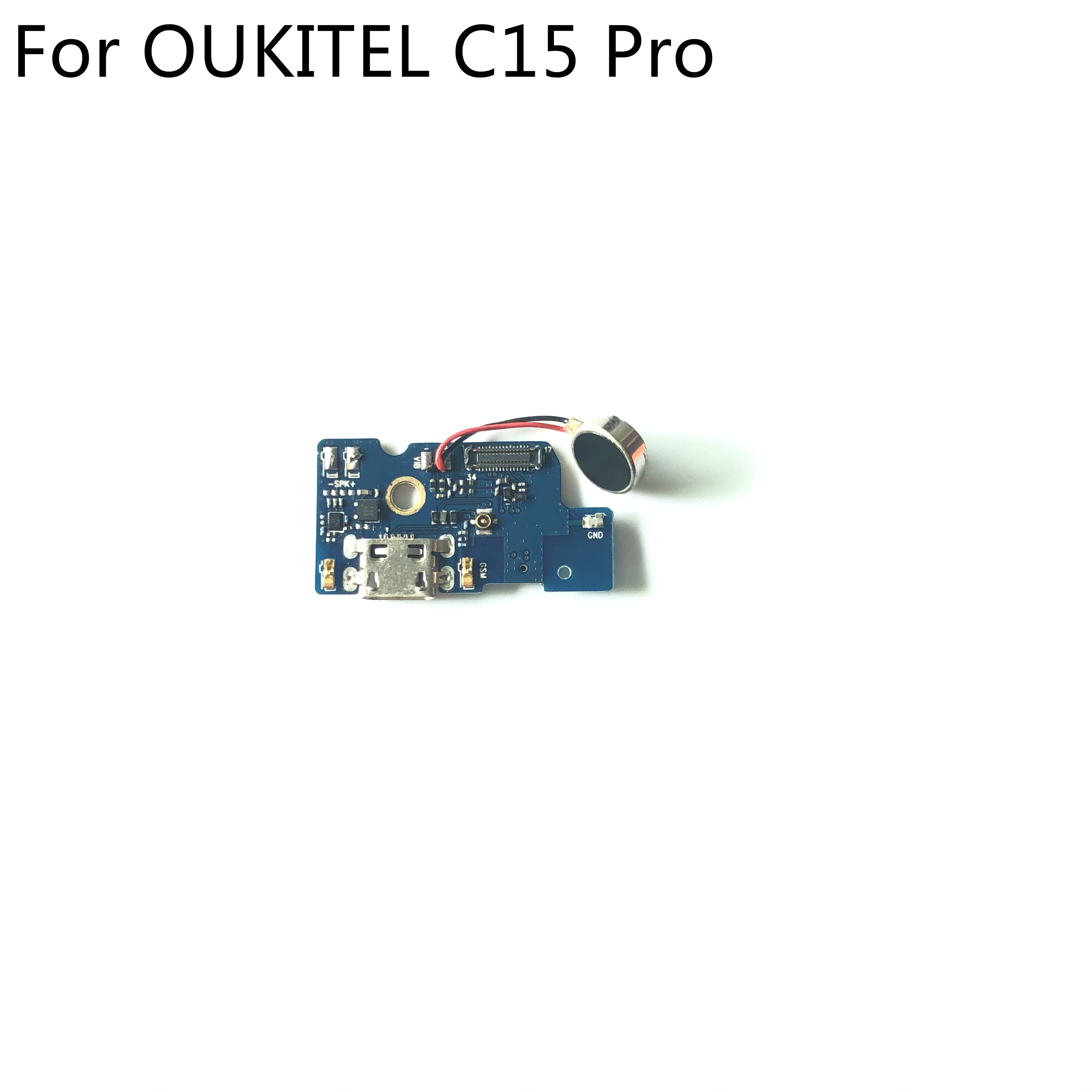 OUKITEL C15 Pro используется USB разъем плата для зарядки + вибромотор MT6761
