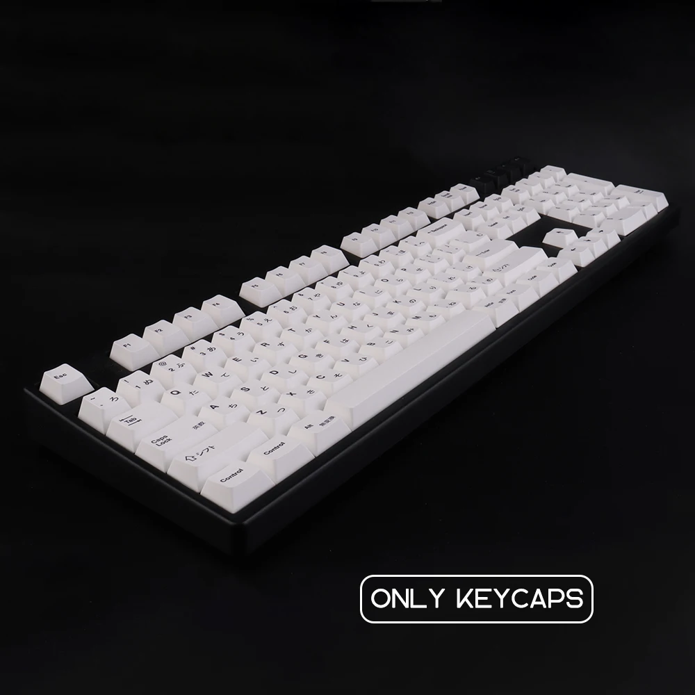 Tema branco minimalista 135 teclas de cereja