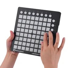 Novation LAUNCHPAD мини ультра-компактный USB MIDI Drum Pad Контролер для Ableton Live 64 подсвечиваемые колодки 16 кнопок управления с USB