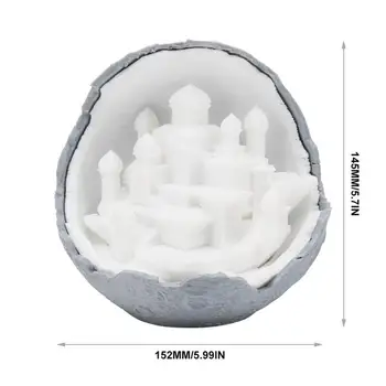 

16Colors Night Light Remote Control 3D Printing Star Castle LED Lamp Environmental Protection Health Degradable PLA Room Decor