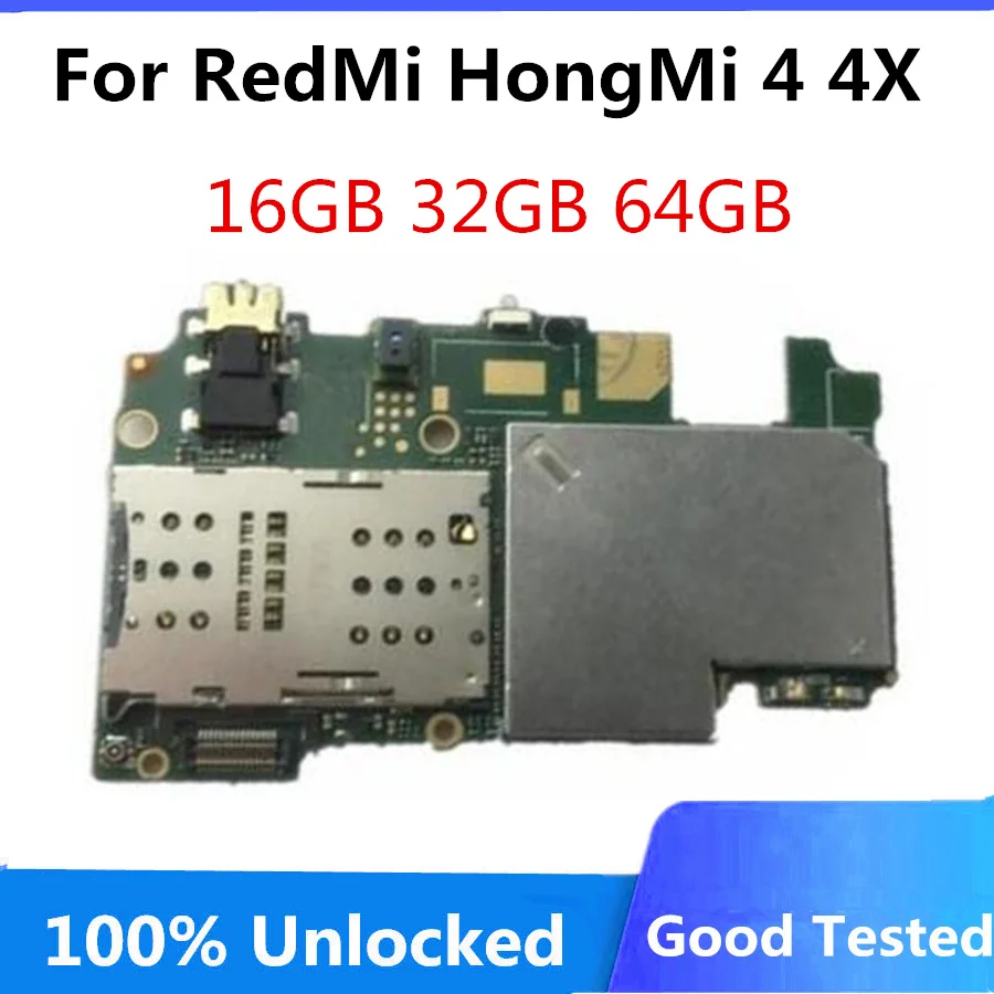 100% разблокированная для redmi hongmi note 4 4X оригинальная материнская плата с полностью