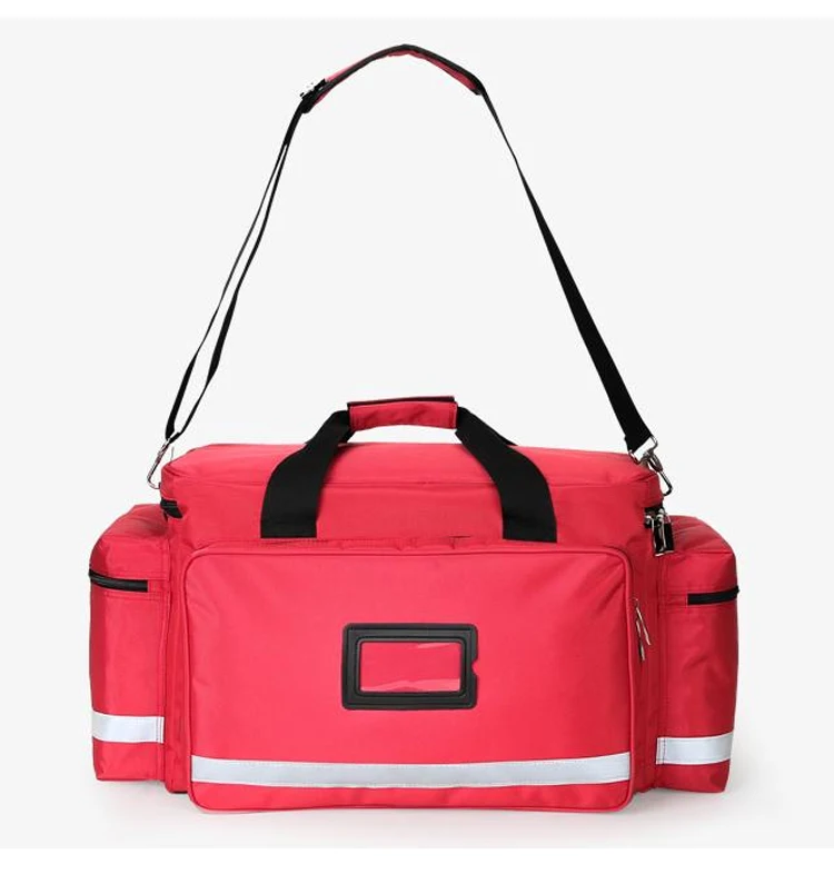 Outdoor First Aid Medical Bag Isolation Multi-pocket Large Storage Portable Cross Emergency Medical Bag Sports Travel Nylon Bag (6)