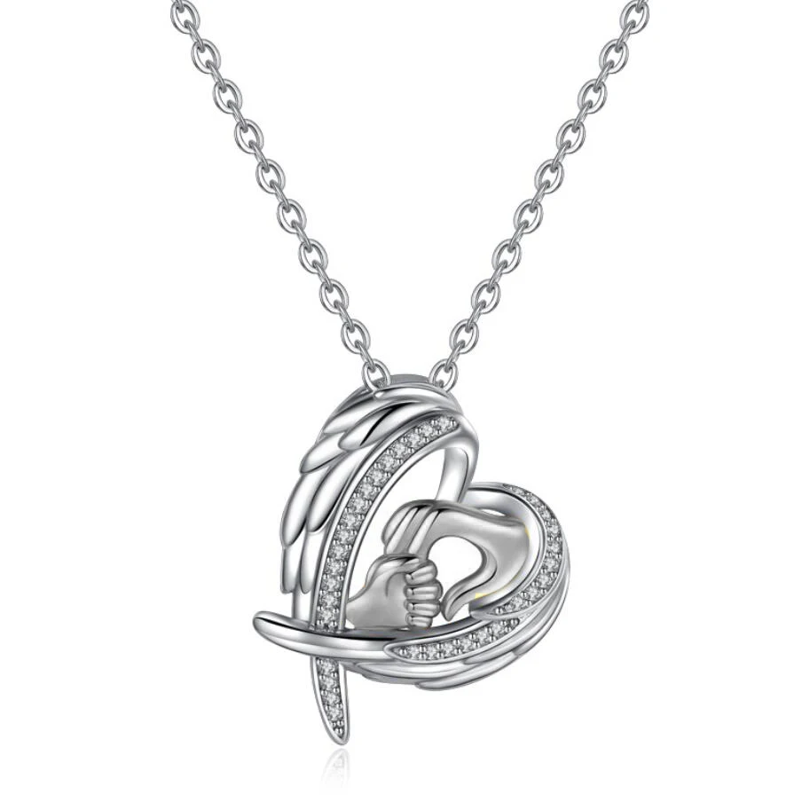 mom baby necklace