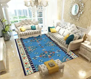 

Post-modern Style Persian Art Carpet For Living Room Bedroom Anti-slip Floor Mat Fashion Kitchen Carpet European Style Area Rugs
