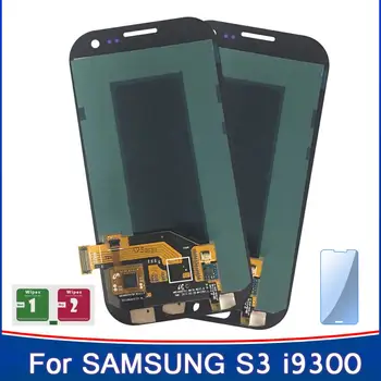 

2PCS New Super Amoled LCD For Adjustable Samsung Galaxy S III S3 i9300 i9300i i9301 i9301i i9305 LCD Touch Screen Digitizer