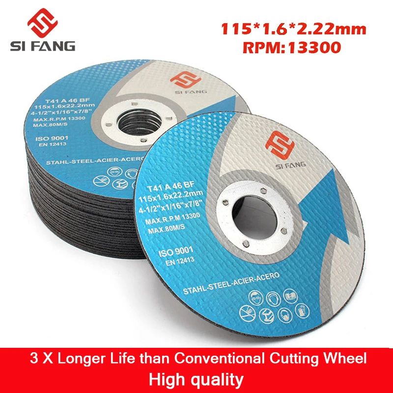 Metal Cutting Disc Flat Blade Stainless Steel 115mm Air Cut off Thin 4 1//2 10 pcs
