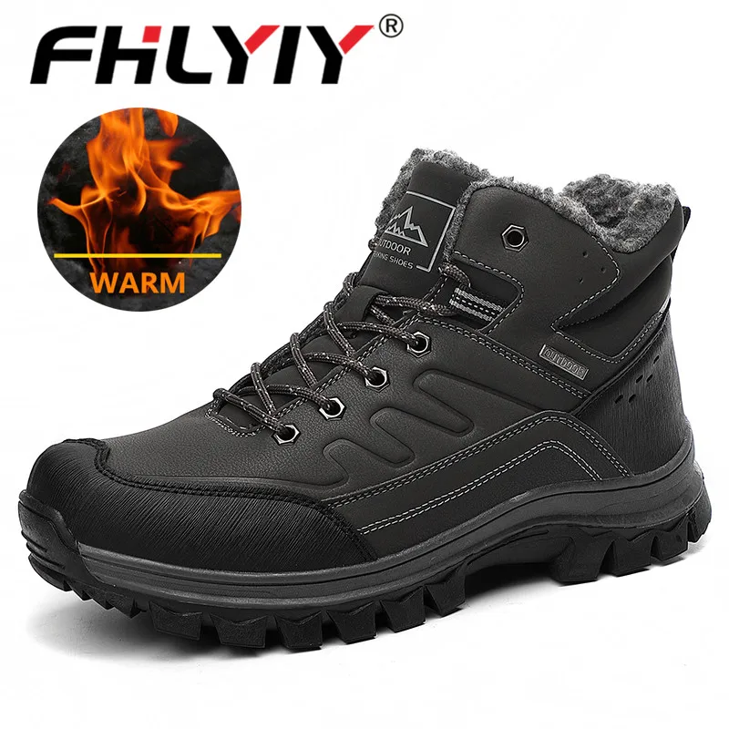 Skup Fhlyiy Brand New jesień zima krowy skóra Split skórzane buty męskie wygodne buty motocyklowe męskie obuwie gumowe botki rozmiar 46