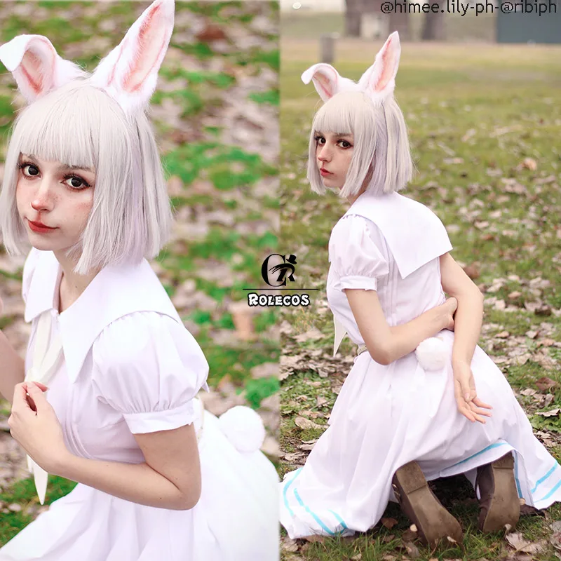 ROLECOS аниме Beastars Haru Косплей Костюм кролик косплей платье девушка Женский костюм