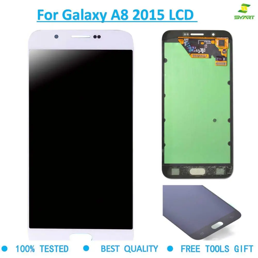 

A8 2015 Screen New Full LCD Screen For Samsung A8 2015 A8000 A800 A800F 5.7'' Full LCD Display Touch Screen Digitizer Assembly