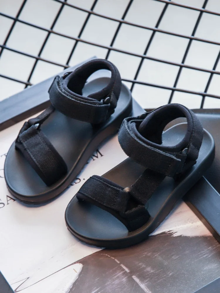 Kid Shoes Summer Style Children Sandals Girls Princess Breath Light  Shoes Kids Flat Sandals Baby Girls Roman Easy Hook Shoes