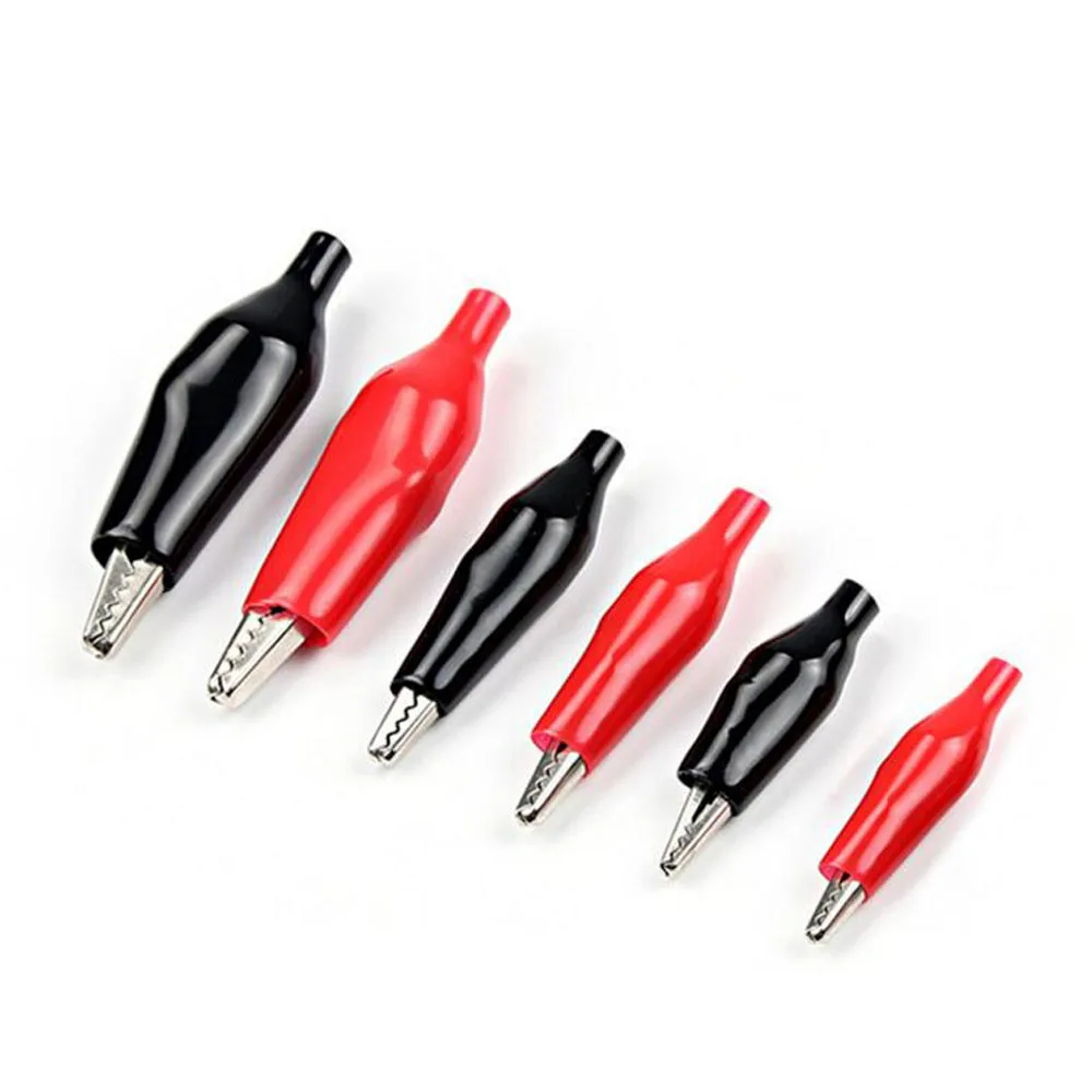 Thicken Battery Clip Pure Copper Car with Firewire Strong Alligator Clip Battery Wire Connection Line Small