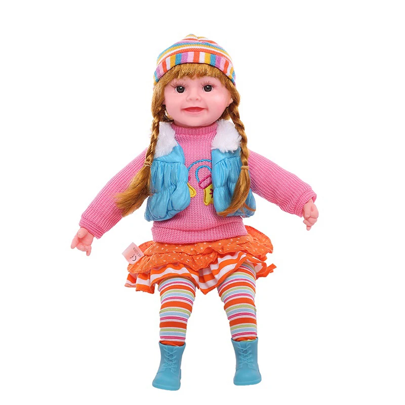 Реалистичная Детская кукла виниловая поющая кукла Реалистичная кукла для маленькой девочки принцесса детские куклы безопасные силиконовые куклы-игрушки для девочек подарок для детей