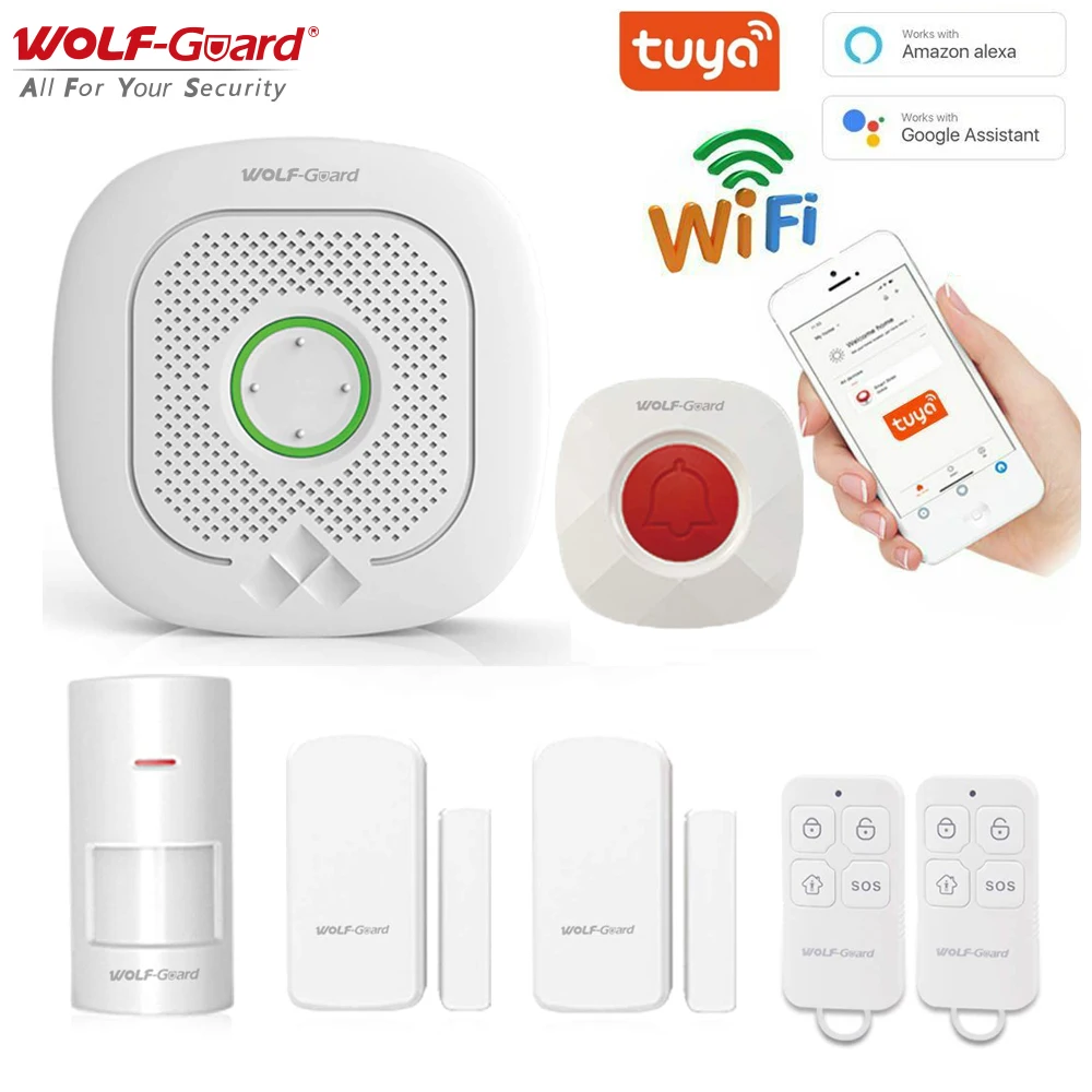 wolf-guard-smart-tuya-wifi-home-burglar-alarm-system-433mhz-wireless-siren-doorbell-mode-detector-alexa-google-app-control