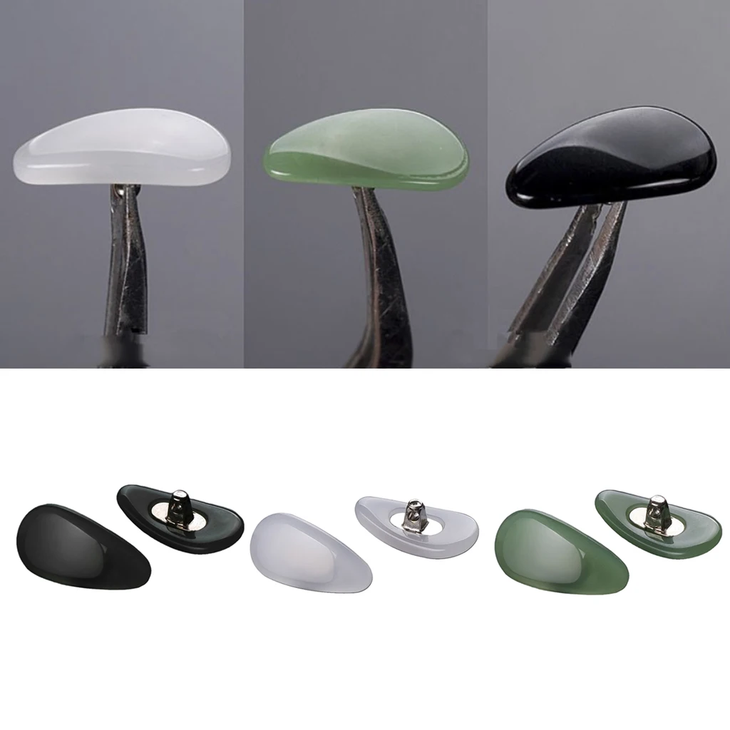 2pcs Anti-Slip Nosepad Replacement Nose Pads Eyewear Glasses Repair Kit for Eyeglass Sunglasses Repairing