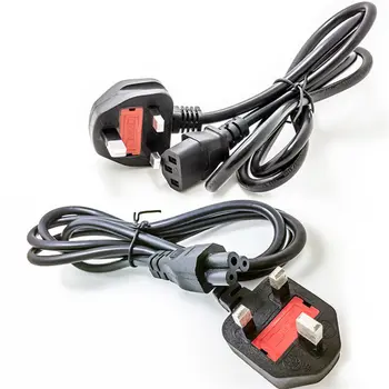 

High Quality UK Plug 3 Pin Power Cord 1.5M Computer Monitor TV Replacement AC Wall Power Cable With Fuse 13A