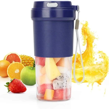 

Hot 300ml Portable Blender Cup Electric Juicer Machine Mini Mixer Waterproof Smoothie Food Processor USB Personal Juice Blenders