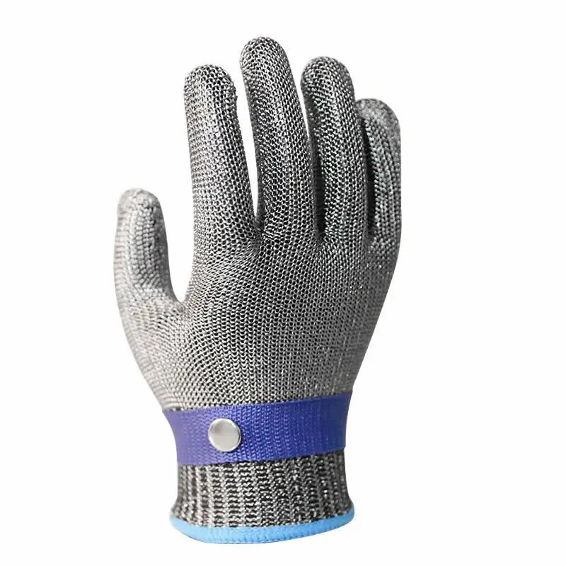 1 шт. защитные перчатки из нержавеющей стали|cut-resistant gloves|gloves cut-resistantbutchers gloves metal mesh - Фото №1