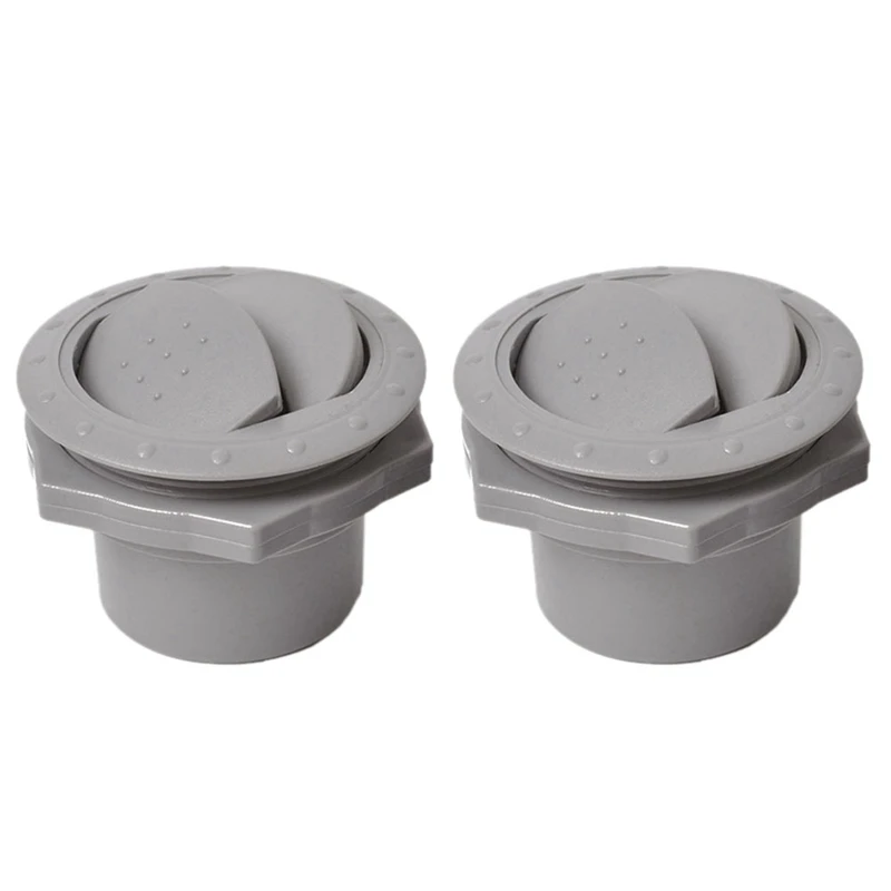 

2Pcs Universal 60Mm 2.35 inch Round A / C Vent Air Outlet for RV Bus Boat Yacht Auto AIR CONDITIONING Spare Parts for Ventilatio