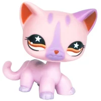 933 Лпс стоячки кошки собаки игрушки Редкий Старый pet shop lps игрушки коллекция подставки короткие волосы котенок желтый такса собака колли отличный Дэн спаниель Оригинальная фигурка - Цвет: 933