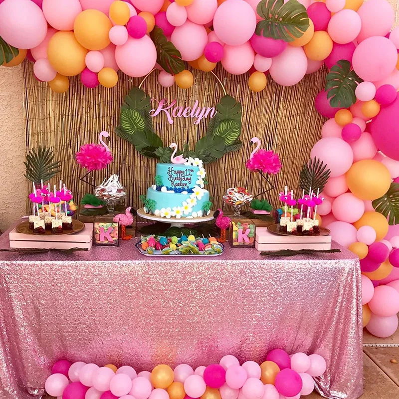 Ensemble de décoration pour anniversaire rose – La Fiesta Ideal