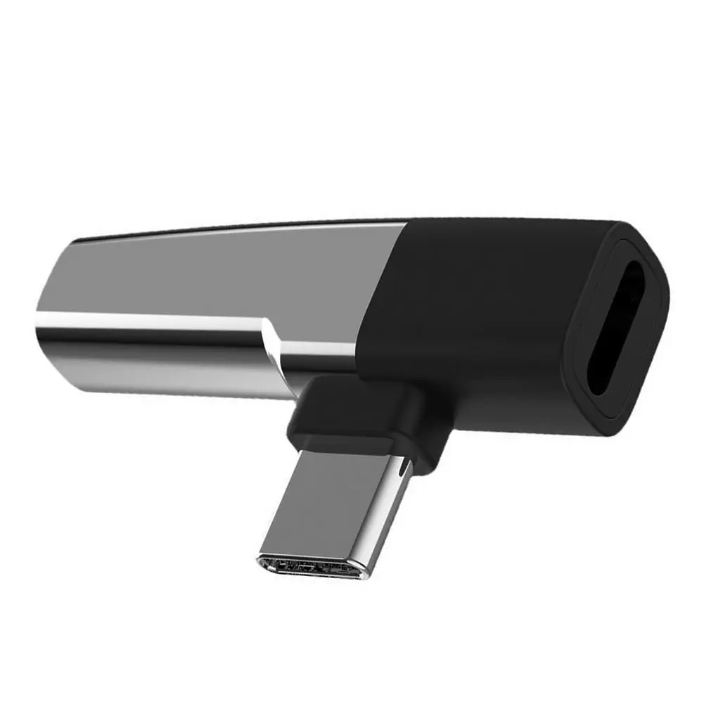 

Металлический адаптер для наушников под прямым углом с USB C на 3,5
