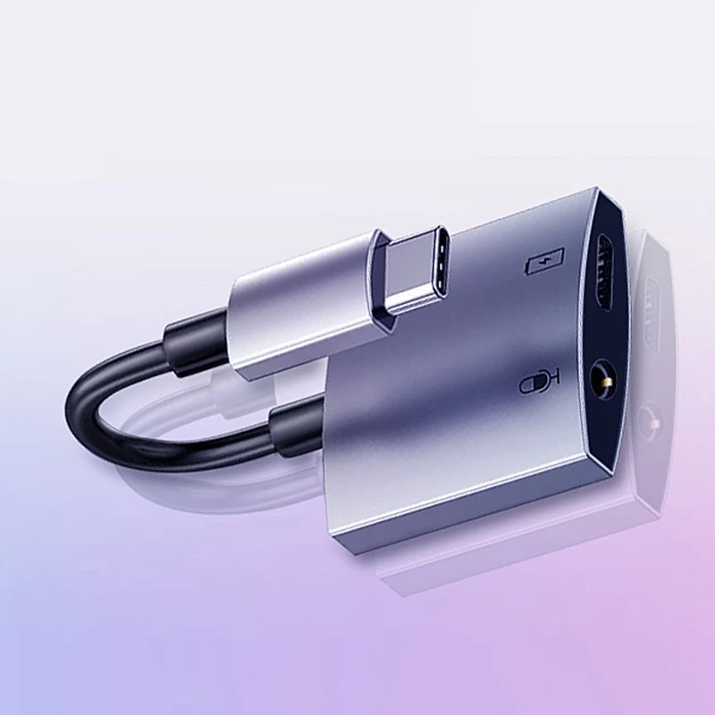 Ig-usb C до 3,5 мм адаптер для наушников, кабель для зарядки аудио типа C до 3,5 мм, для huawei mate 20/20 Pro, Xiaomi 8, Pixel2/3