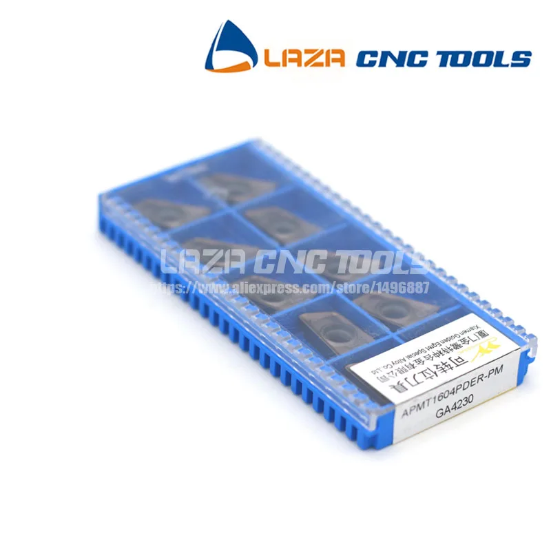 APMT1135PDER-PM APMT113504R-PM APMT1604PDER-PM GA4230* 10 шт. жескач Вольфрам вкладыши для твердосплавного фрезерования для BAP300R фреза