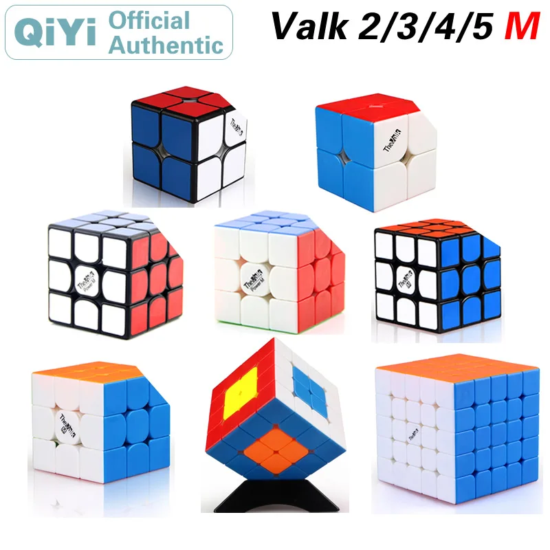 Волшебный куб скоростные Пазлы 3х3х3 QiYi The Valk 2 3 4 5 Valk2/Valk3/Valk4/Valk5 power M Магнитный Valk2M/Valk3M/Valk4M/Valk5M игрушки